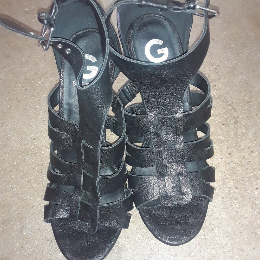 High heeled sandals